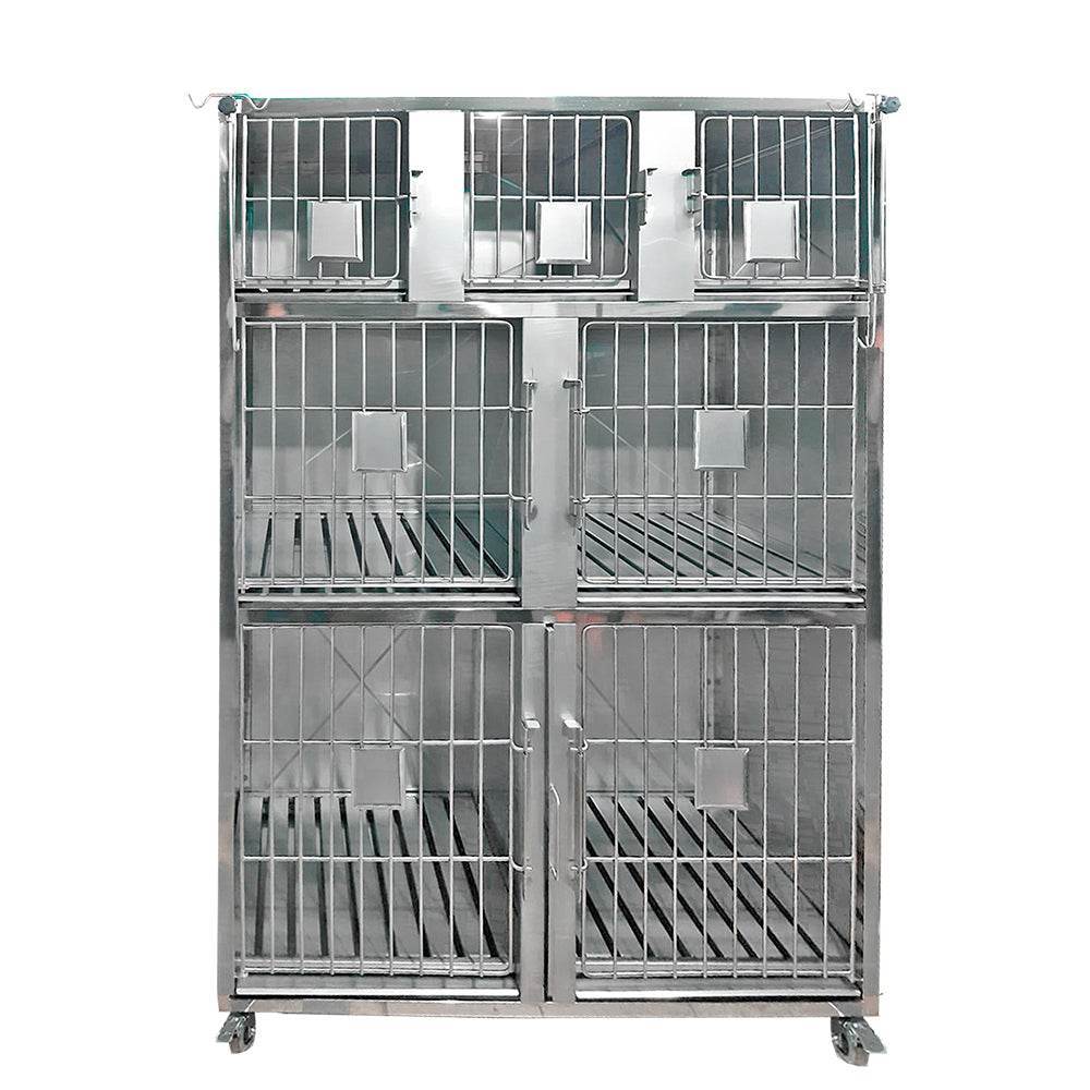 Canil de 7 Compartimientos Vertical - LM Inoxidables