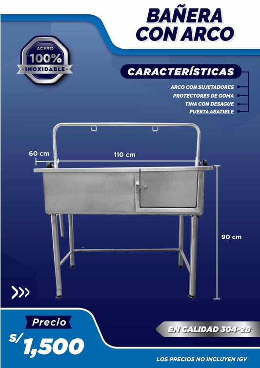 Bañera - Modelo 1 - LM Inoxidables