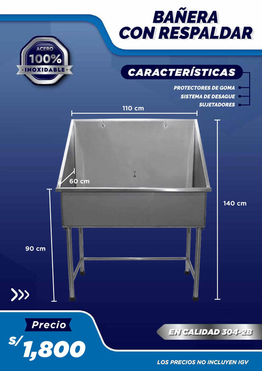 Bañera - Modelo 2 - LM Inoxidables
