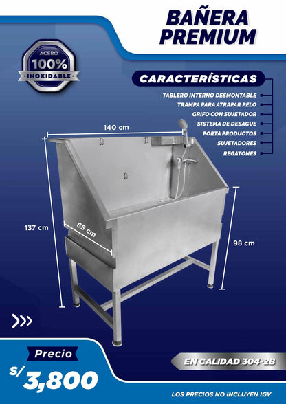 Bañera Premium - LM Inoxidables