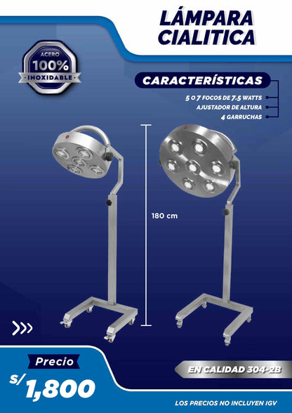 Lámpara Cialítica - LM Inoxidables
