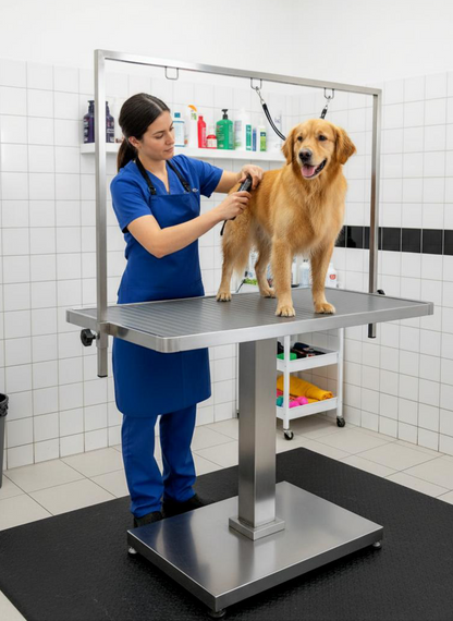 Mesa Groomer en Pedestal