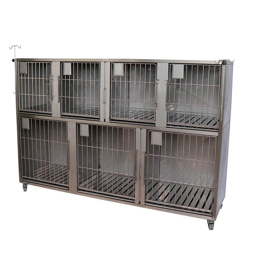 Canil de 7 Compartimientos Horizontal - LM Inoxidables