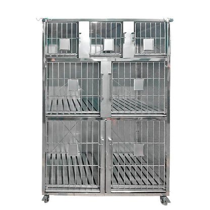 Canil de 7 Compartimientos Vertical - LM Inoxidables