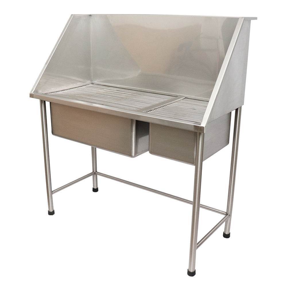 Bañera de Preparación de 2 Pozas - LM Inoxidables