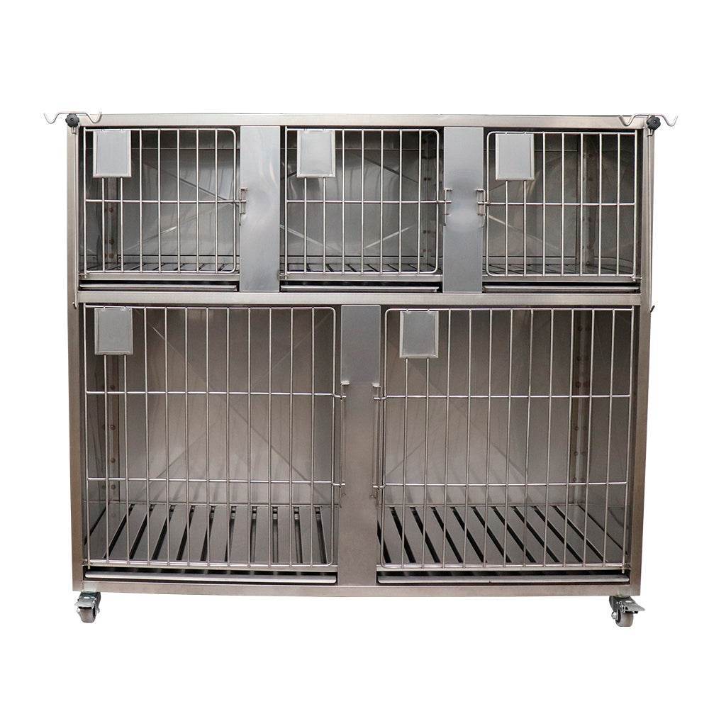 Canil de 5 Compartimientos - Modelo 1 - LM Inoxidables