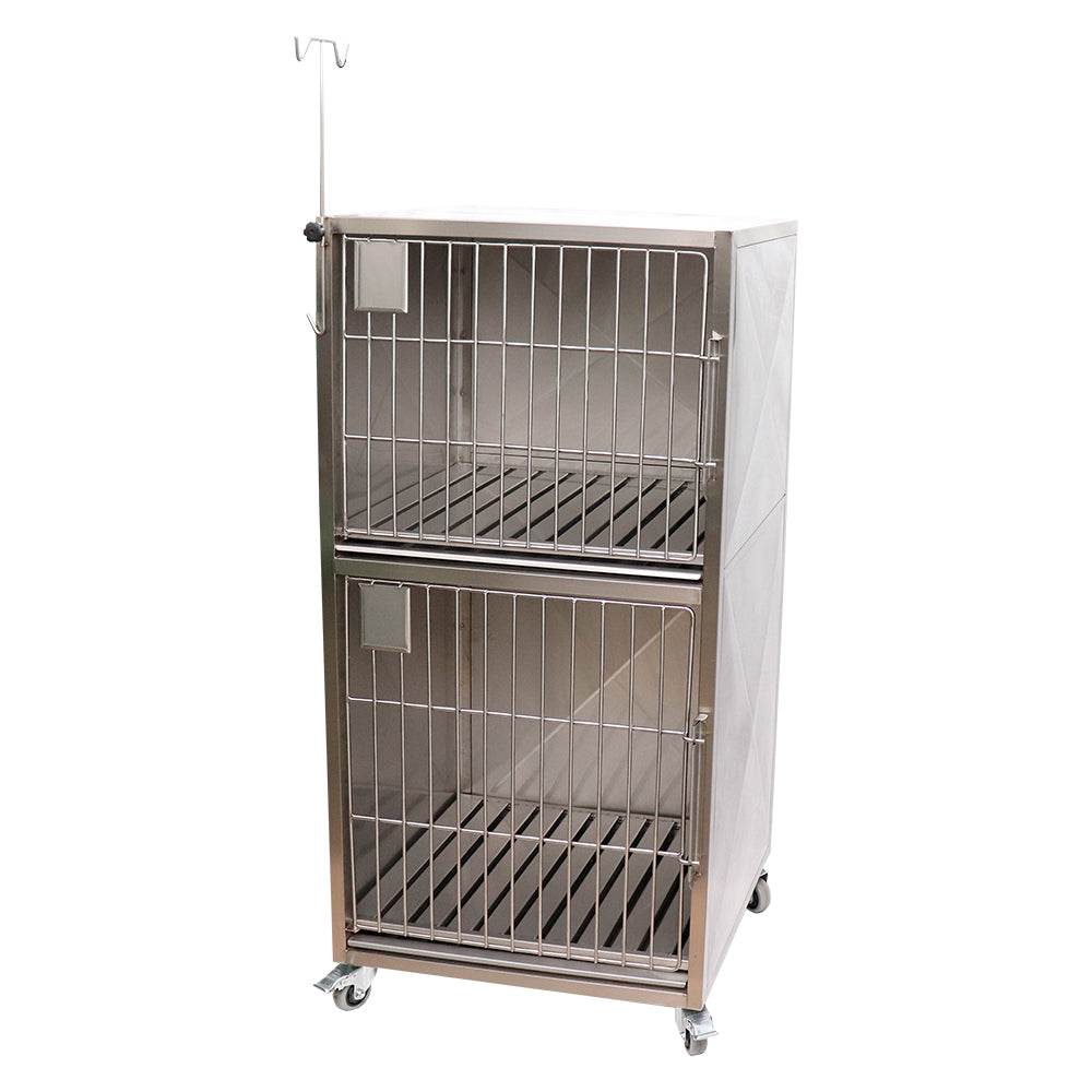 Canil de 2 Compartimientos Vertical - LM Inoxidables