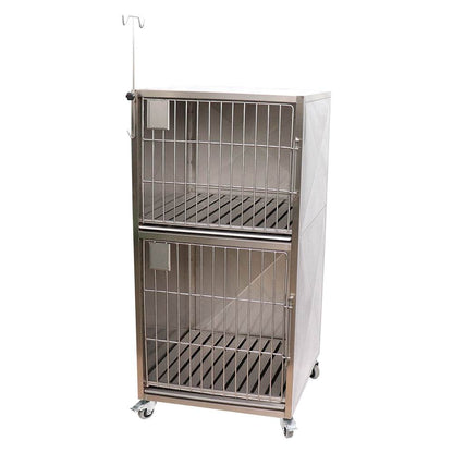 Canil de 2 Compartimientos Vertical - LM Inoxidables