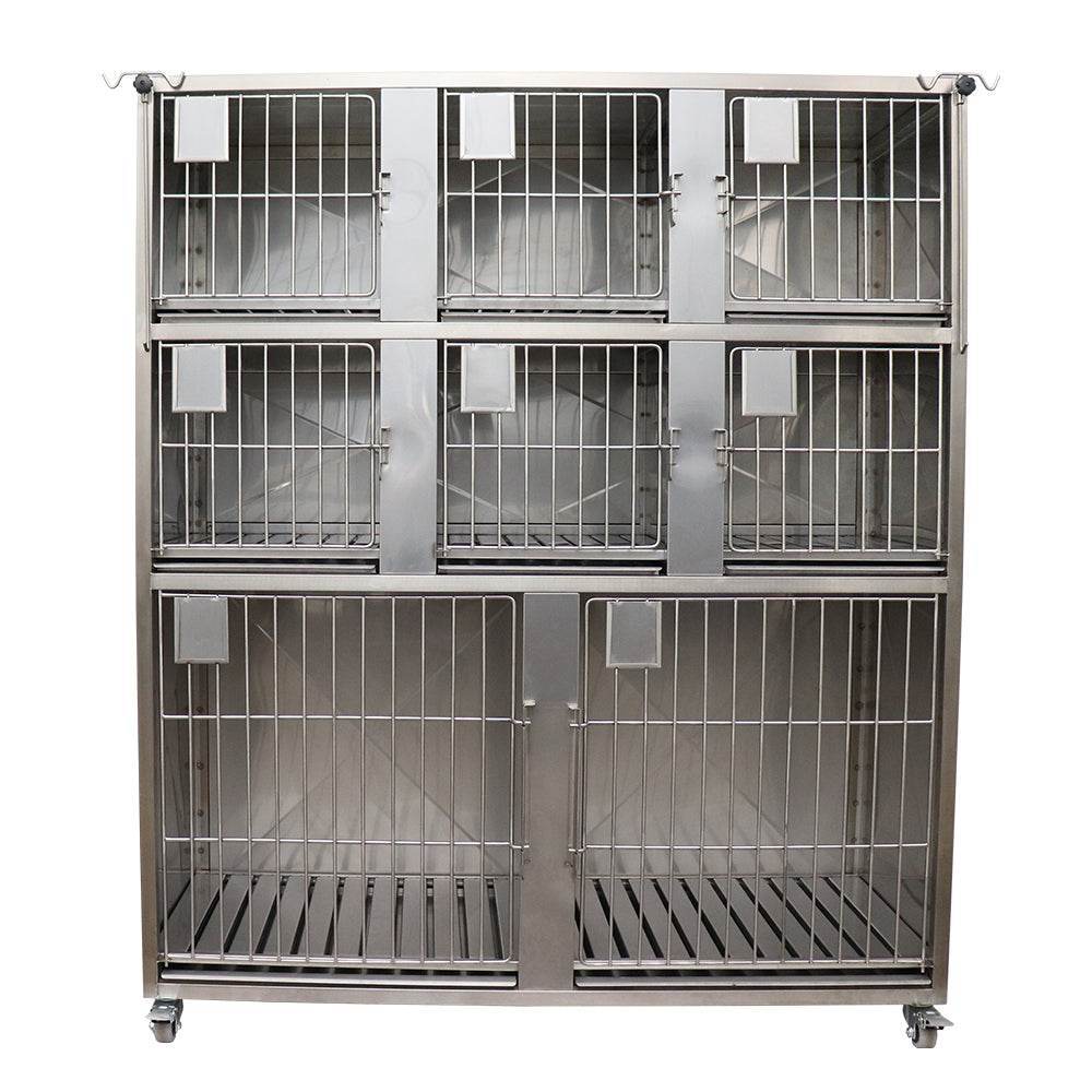 Canil de 8 Compartimientos - Modelo 1 - LM Inoxidables