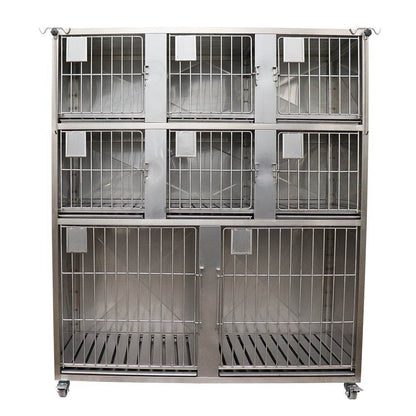 Canil de 8 Compartimientos - Modelo 1 - LM Inoxidables