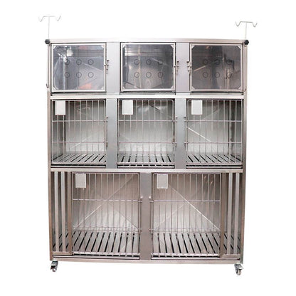 Canil de 8 Compartimientos – Modelo 2 - LM Inoxidables