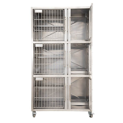 Canil Gatera de 3 Compartimientos - LM Inoxidables