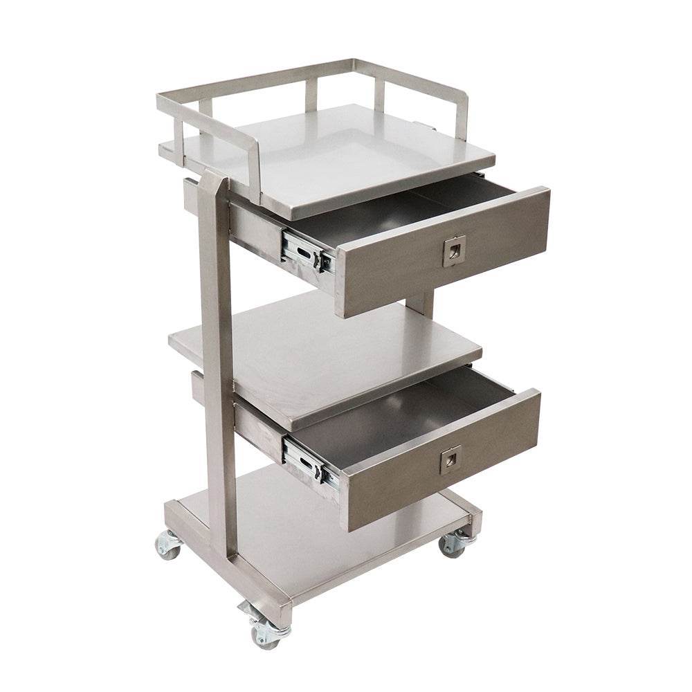 Mesa Auxiliar con Cajones - LM Inoxidables