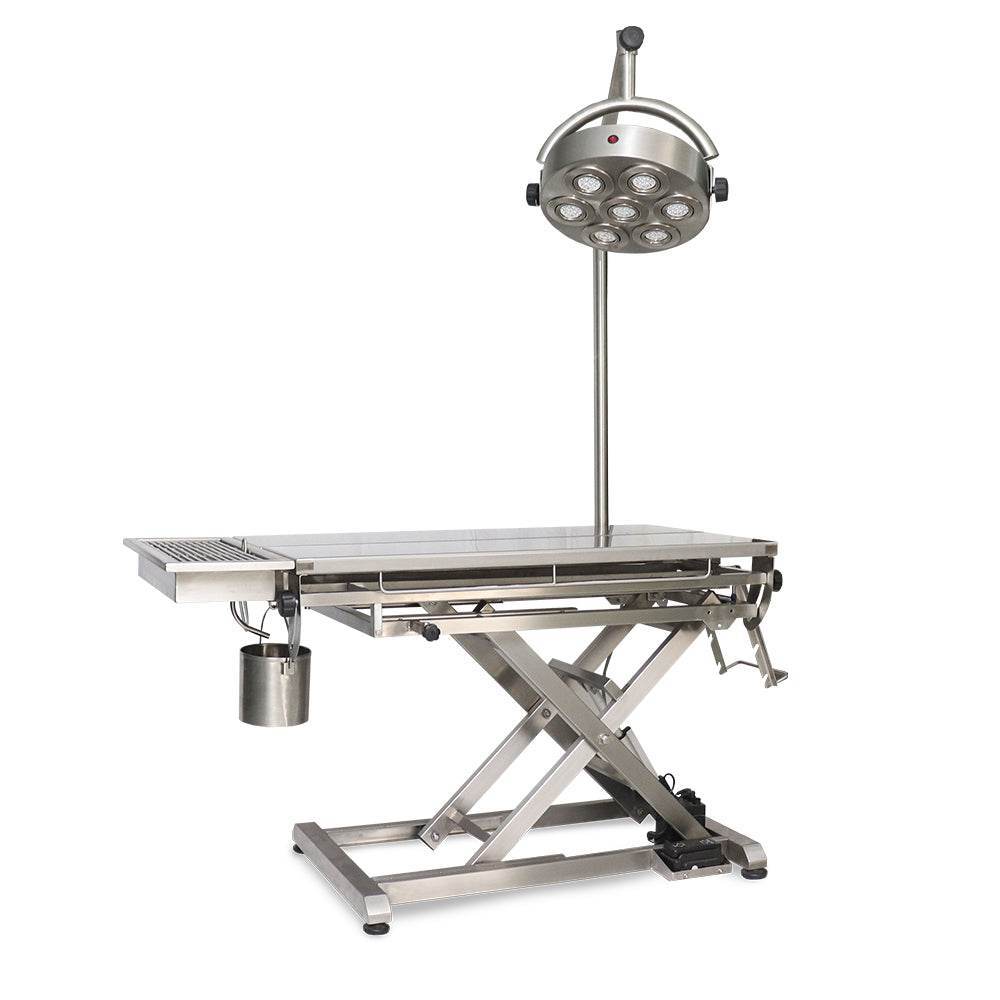 Mesa de Cirugía Eléctrica con Lámpara y Profilaxis - LM Inoxidables